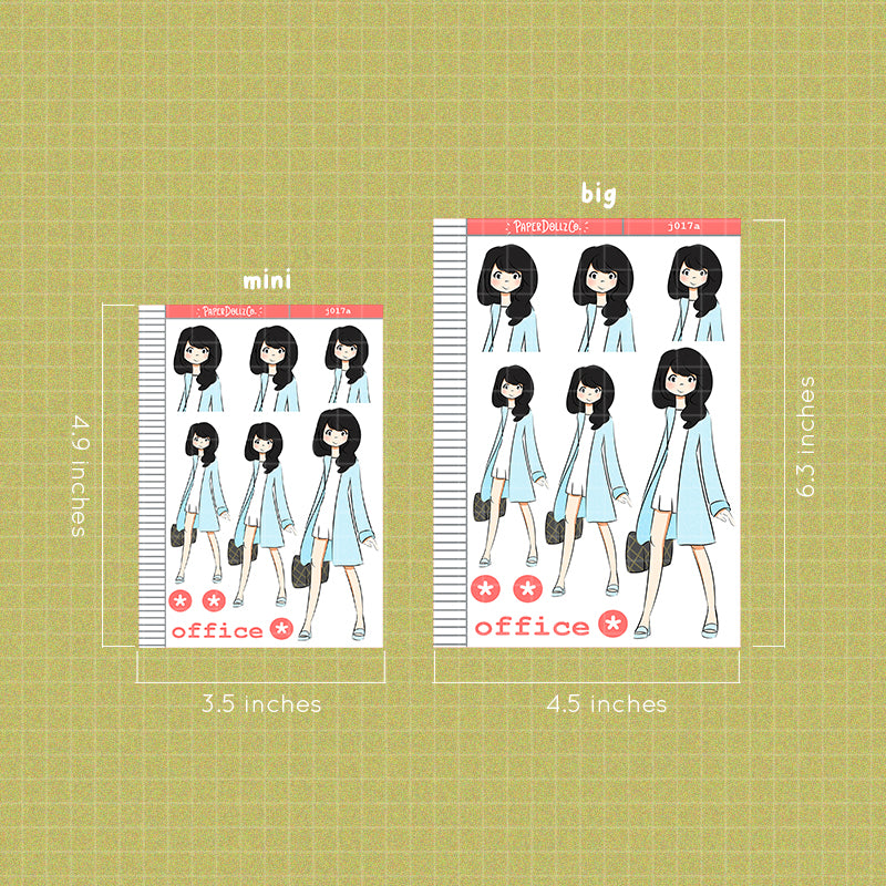 PaperDollzCo Office Planner Sticker | J017a