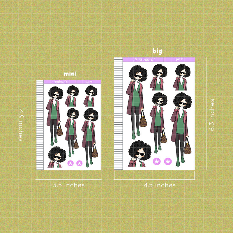 PaperDollzCo Office Planner Sticker | J017b