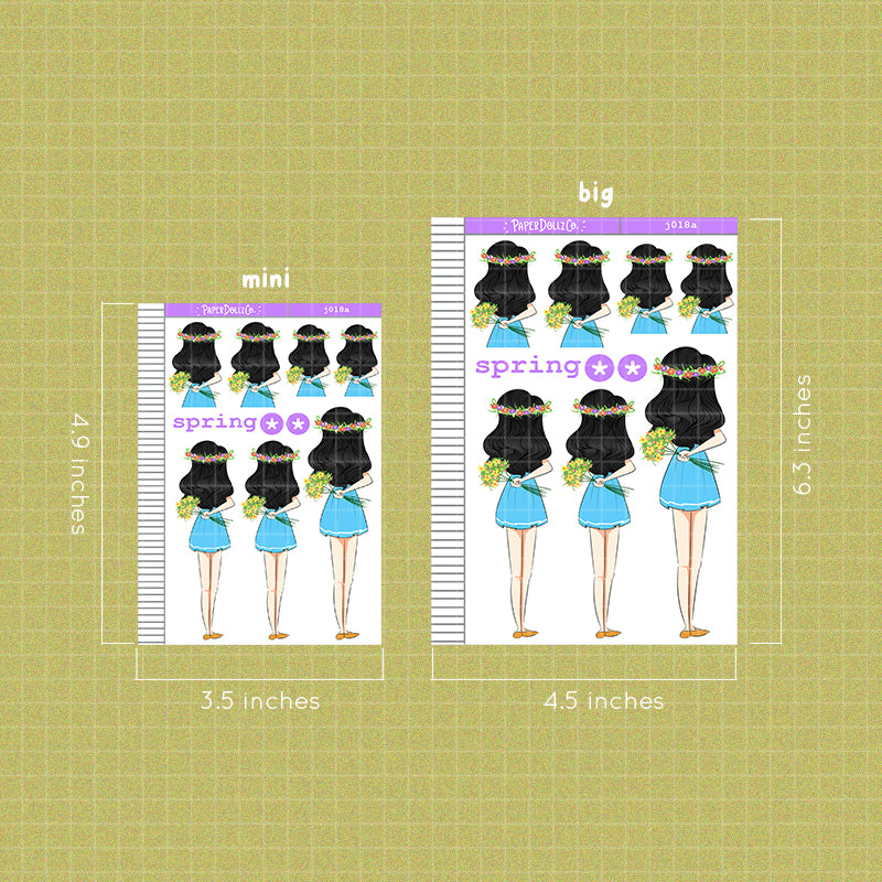 PaperDollzCo Spring Planner Sticker | J018a