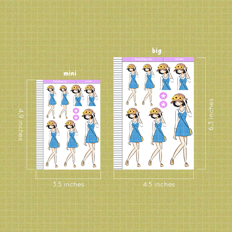 PaperDollzCo Spring Planner Sticker | J018b