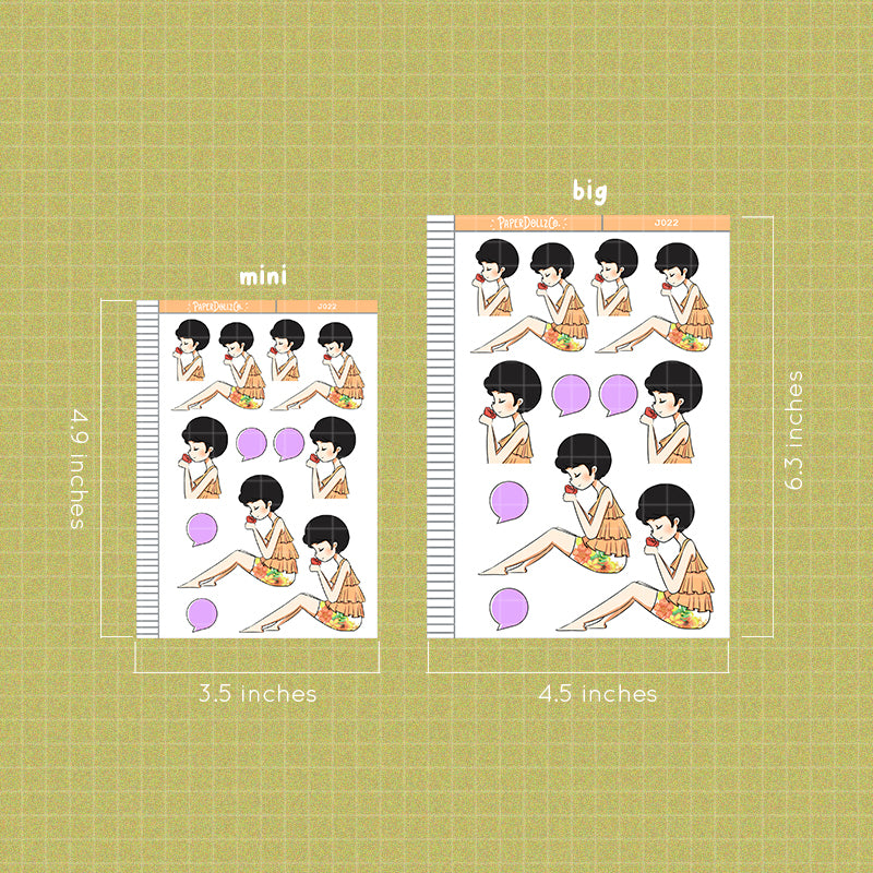 PaperDollzCo Spring Planner Sticker | J022a