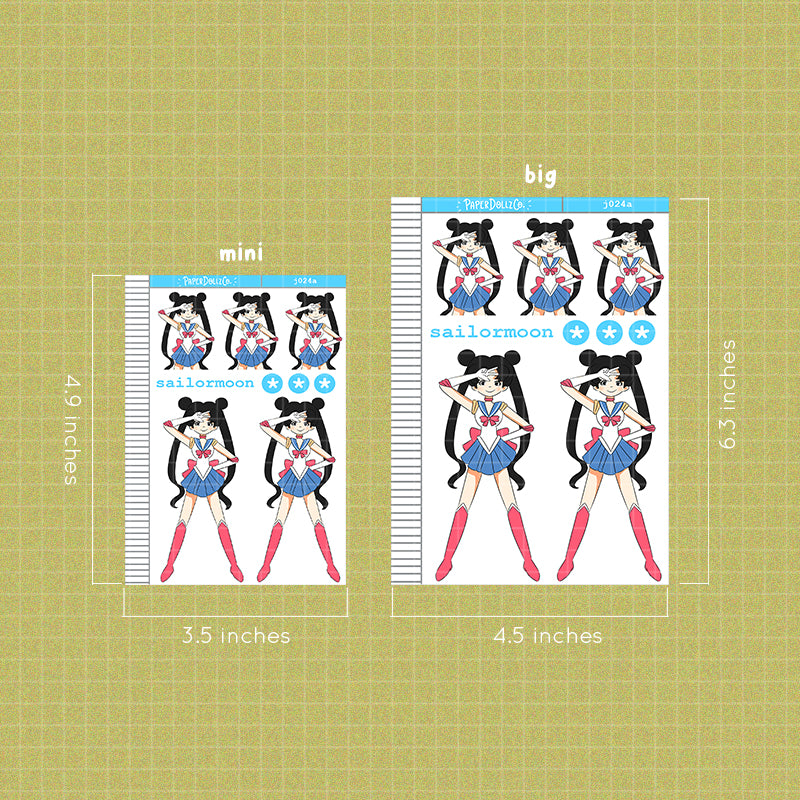 PaperDollzCo Superheroes Planner Sticker | J024a