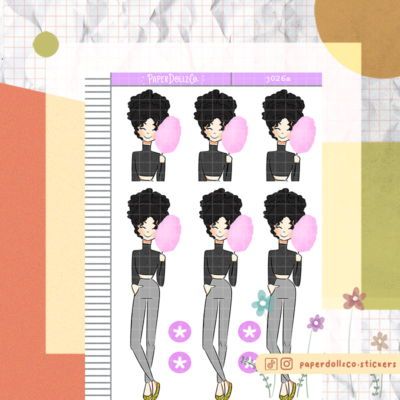 PaperDollzCo Carnival Planner Sticker | J026a