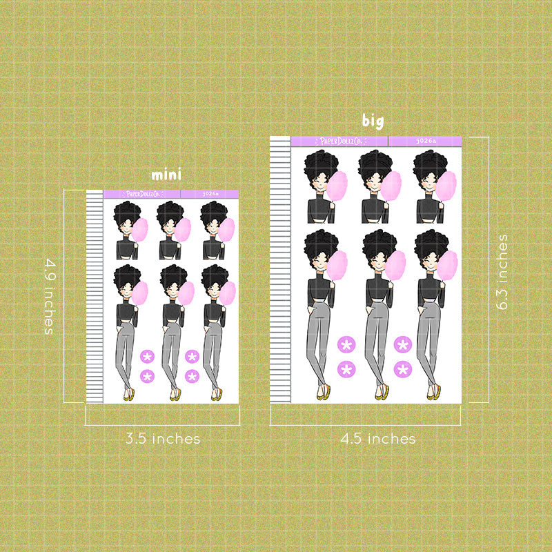 PaperDollzCo Carnival Planner Sticker | J026a