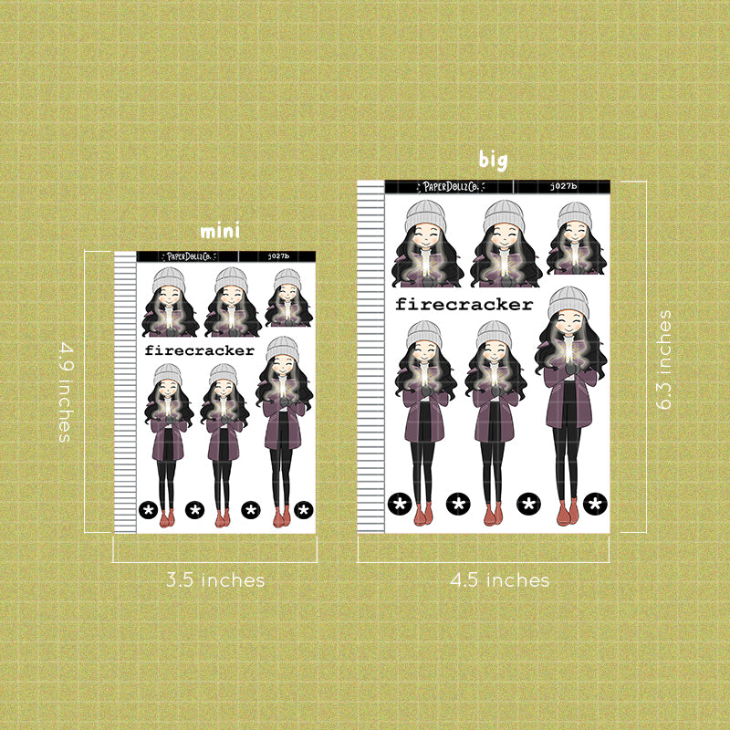 PaperDollzCo New Year Planner Sticker | J027b