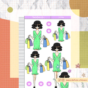 PaperDollzCo Shopping Planner Sticker | J034a