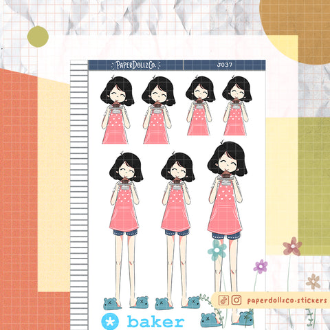 PaperDollzCo Baker Planner Sticker | J037a