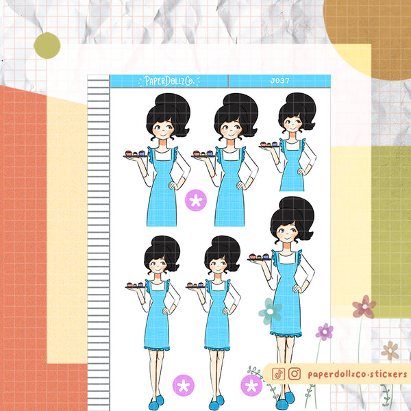 PaperDollzCo Baker Planner Sticker | J037b