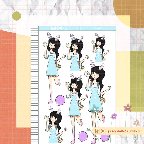 PaperDollzCo Easter Planner Sticker | J045a