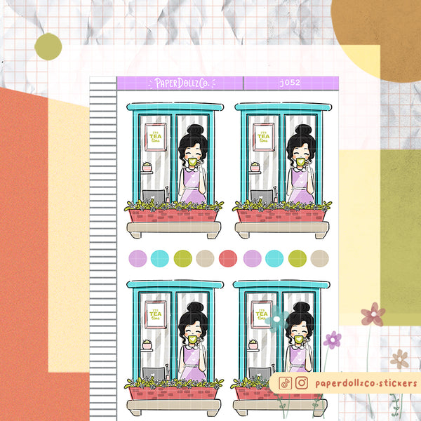 PaperDollzCo Window Planner Sticker | J052