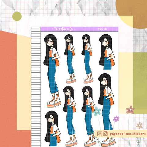 PaperDollzCo 90's Planner Sticker | J054b