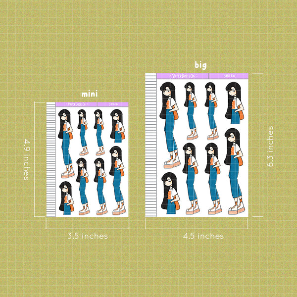 PaperDollzCo 90's Planner Sticker | J054b