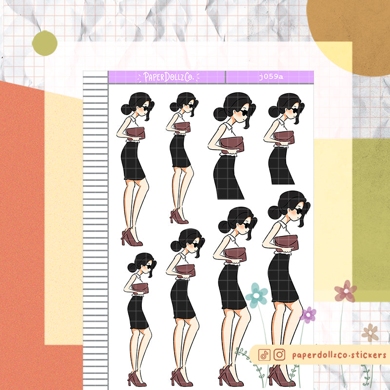Summer Office Planner Sticker | J059a