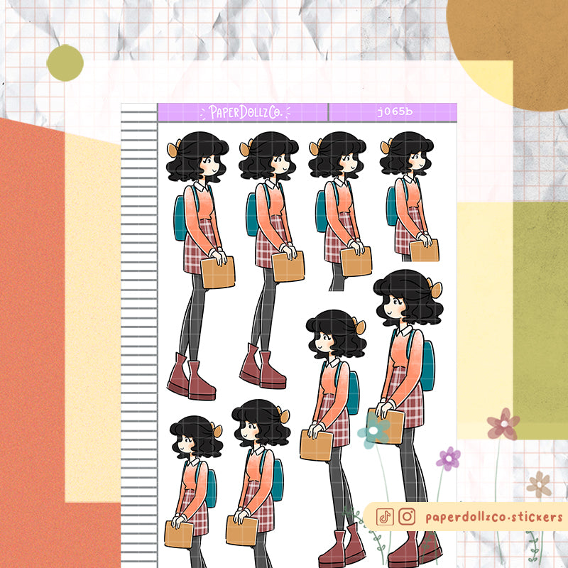 PaperDollzCo Student Autmn Planner Sticker | J065b