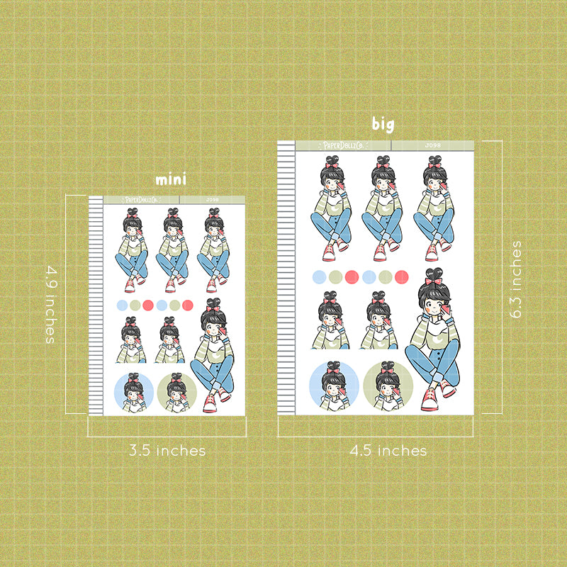 PaperDollzCo Selfie Addict Planner Sticker | J098