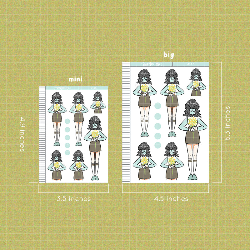 PaperDollzCo Primrose Planner Sticker | J115