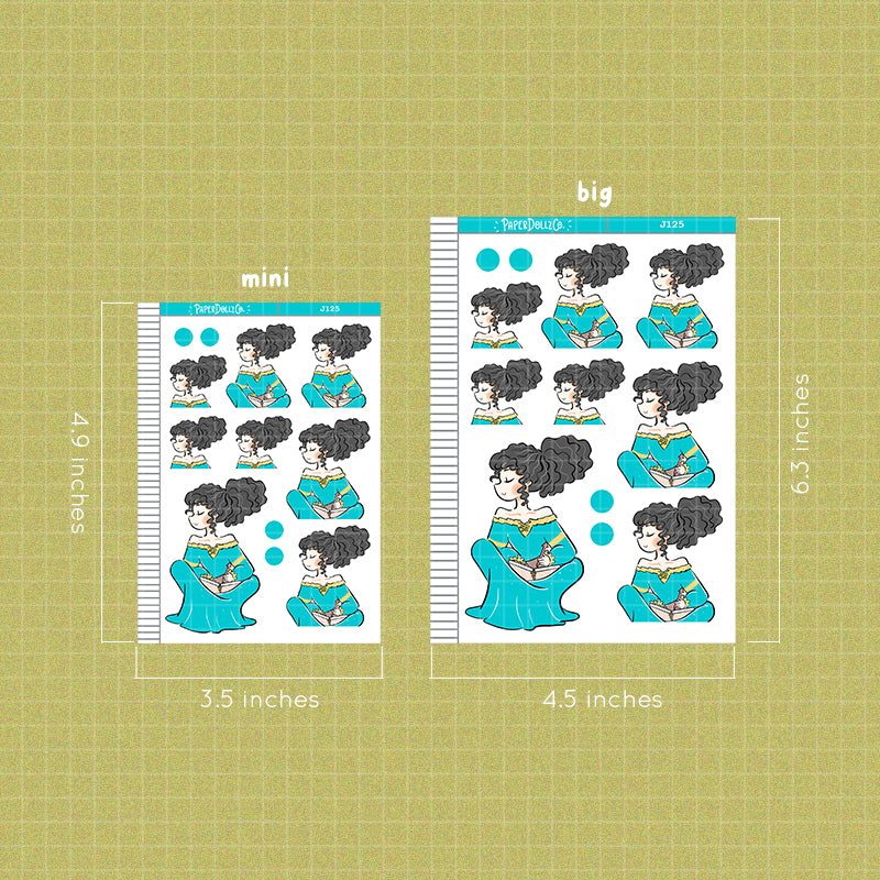 PaperDollzCo Fierceful Archer Planner Sticker | J125