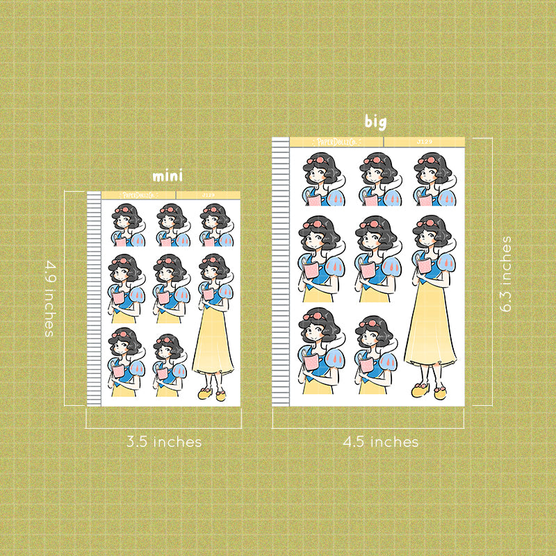 PaperDollzCo Fairest of them All Planner Sticker | J129