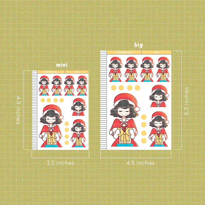 PaperDollzCo Mama Santa Planner Sticker | J144