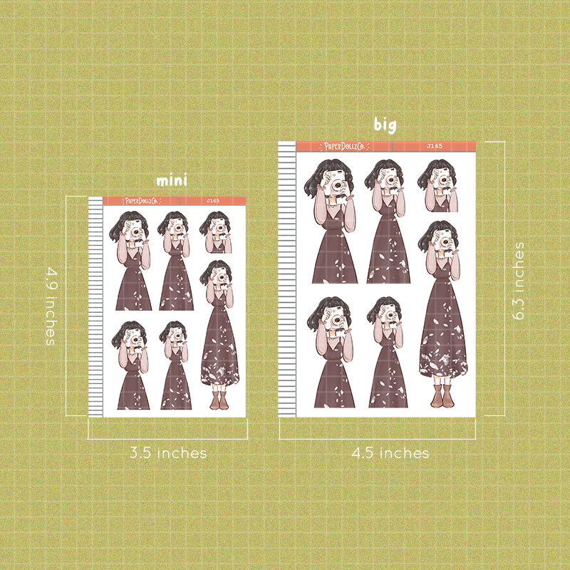 PaperDollzCo Pristine Spring Planner Sticker | J165