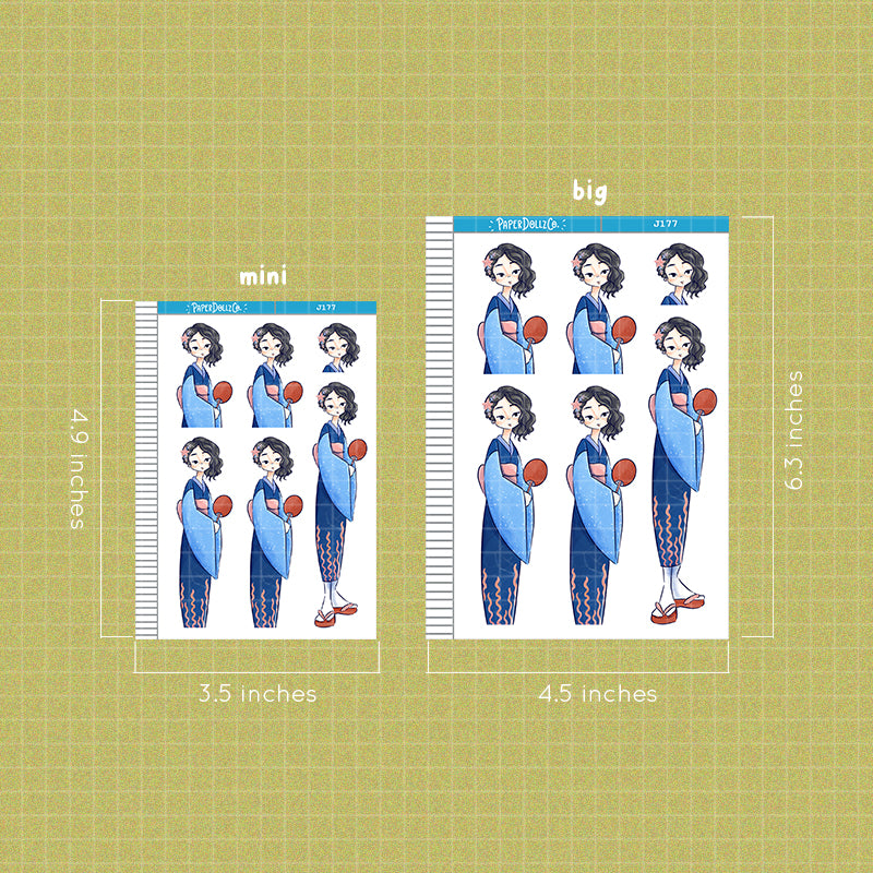 PaperDollzCo Shinkai Planner Just Dolls Sticker | J177