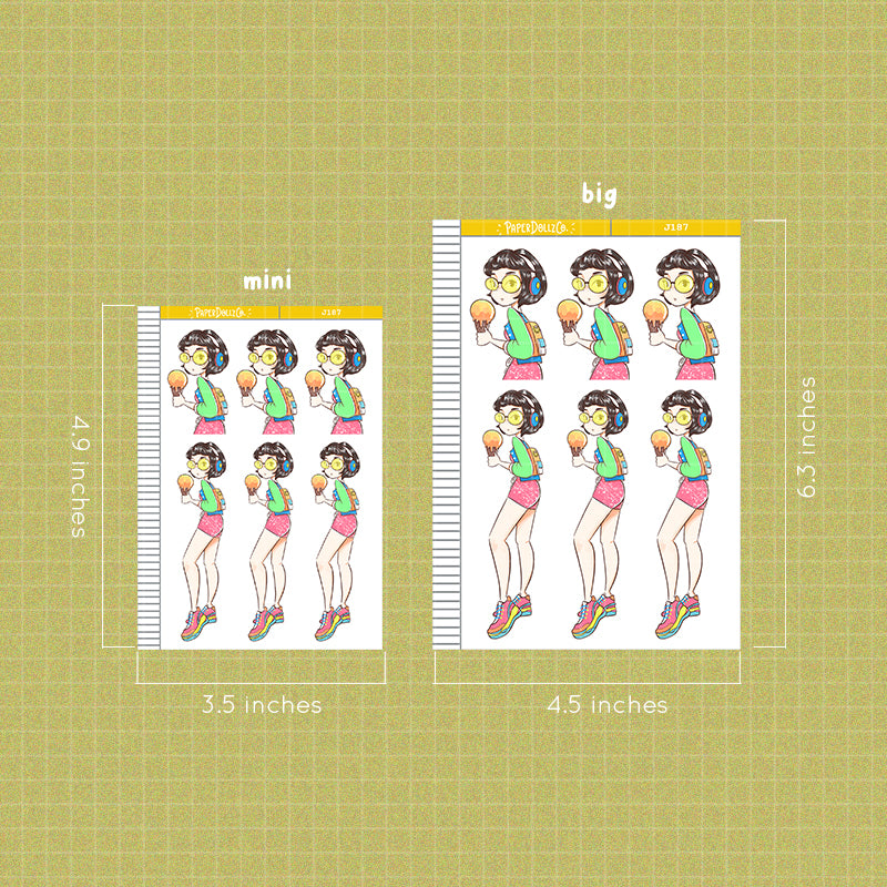 PaperDollzCo Cool Summer Planner Sticker | J187