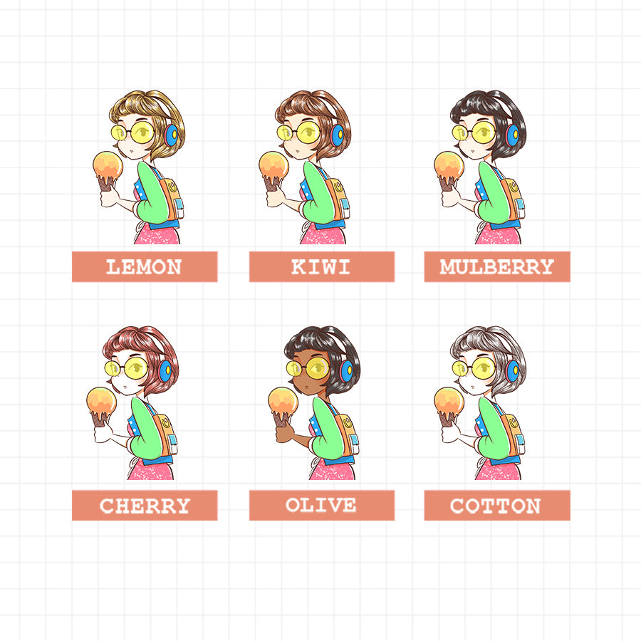 PaperDollzCo Cool Summer Planner Sticker | J187