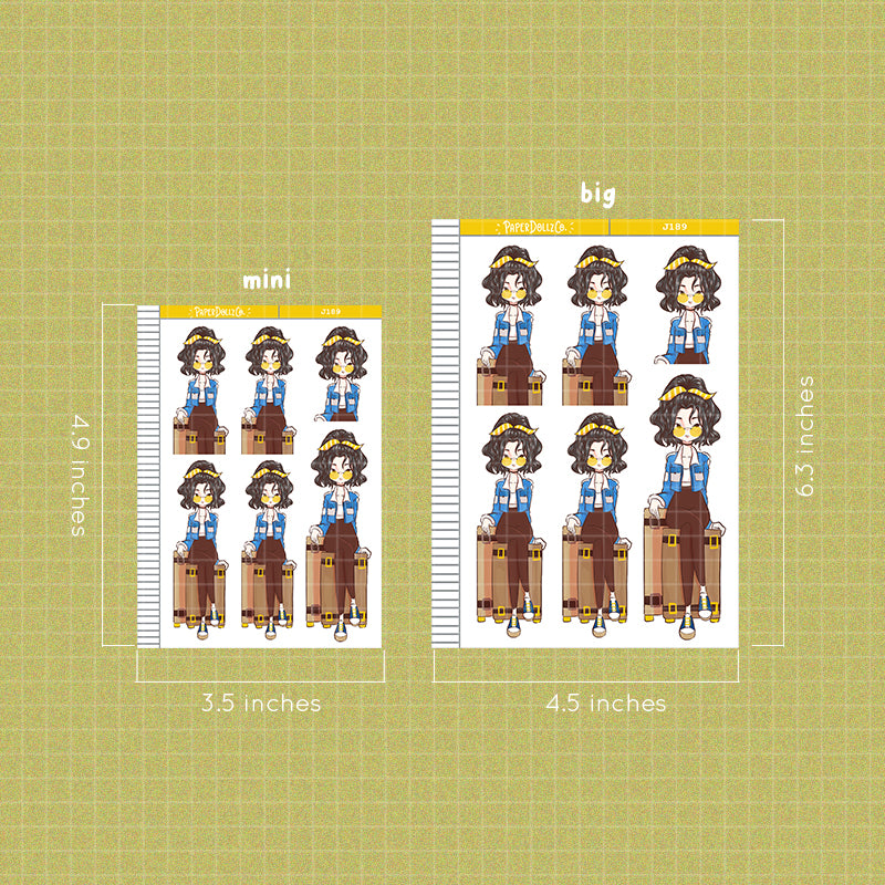 PaperDollzCo Carefree Summer Planner Sticker | J189