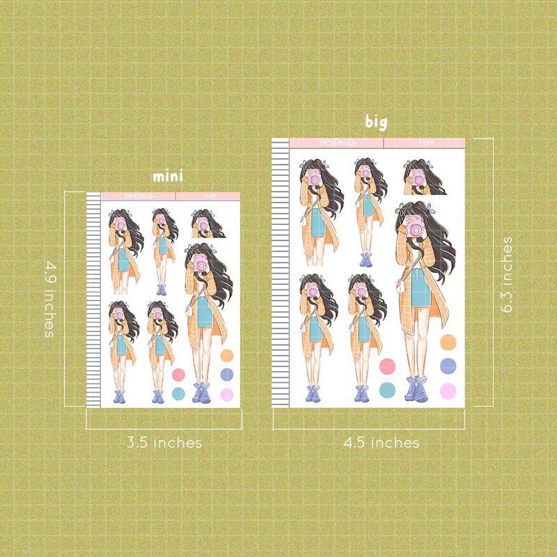 Windy Fall Planner Sticker | J198
