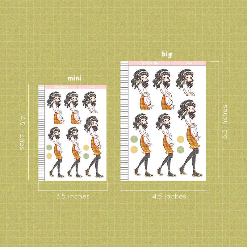 Blustery Fall Planner Sticker | J201