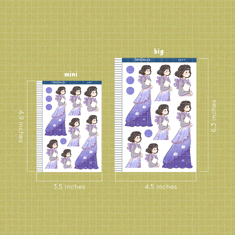 Hestia Paperdollzco Planner Sticker | J217