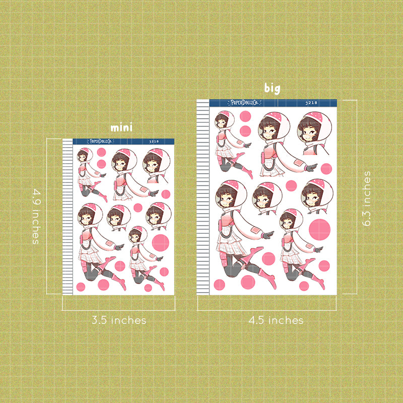 Artemis Paperdollzco Planner Sticker | J218