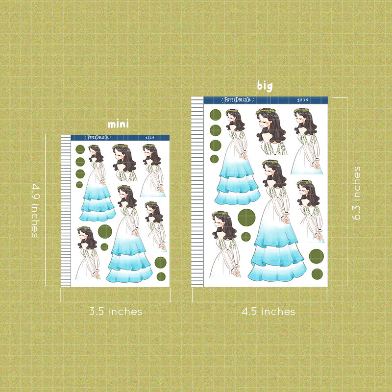Gaea Paperdollzco Planner Sticker | J219