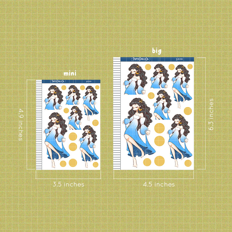 Asteria Paperdollzco Planner Sticker | J220