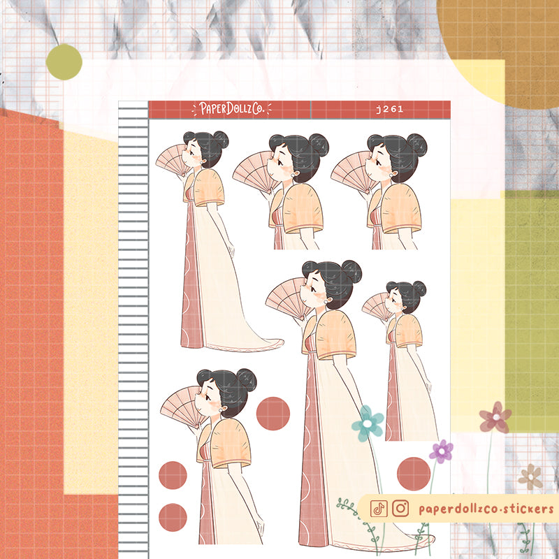 Binibini PaperDollzCo Planner Stickers | J261