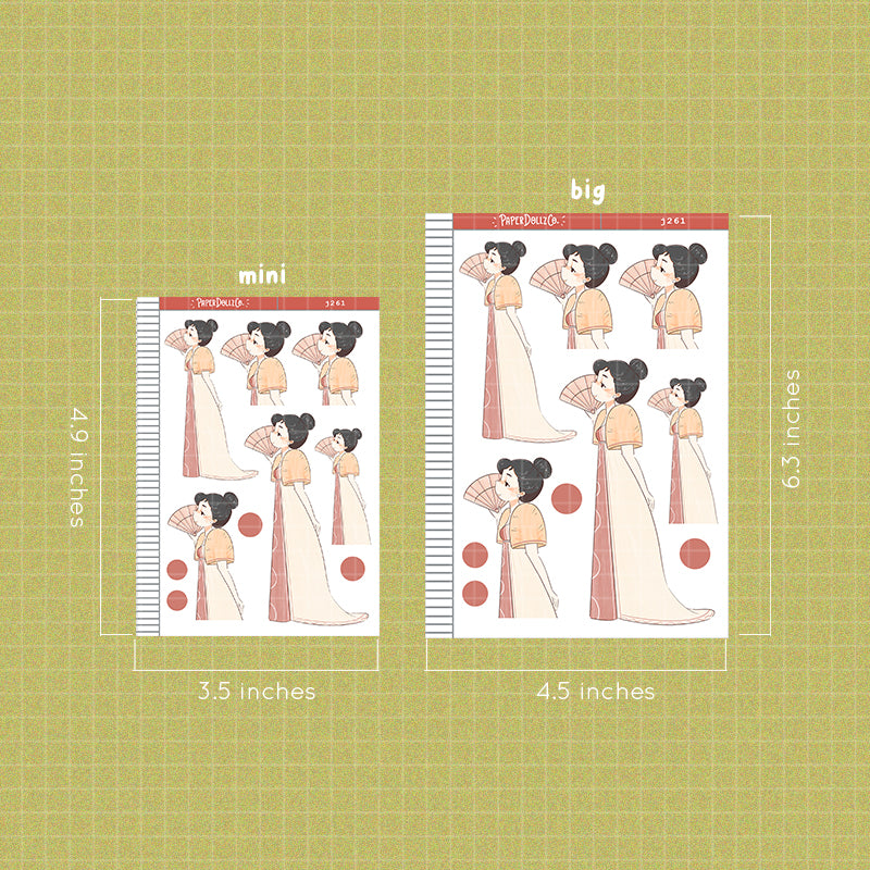 Binibini PaperDollzCo Planner Stickers | J261