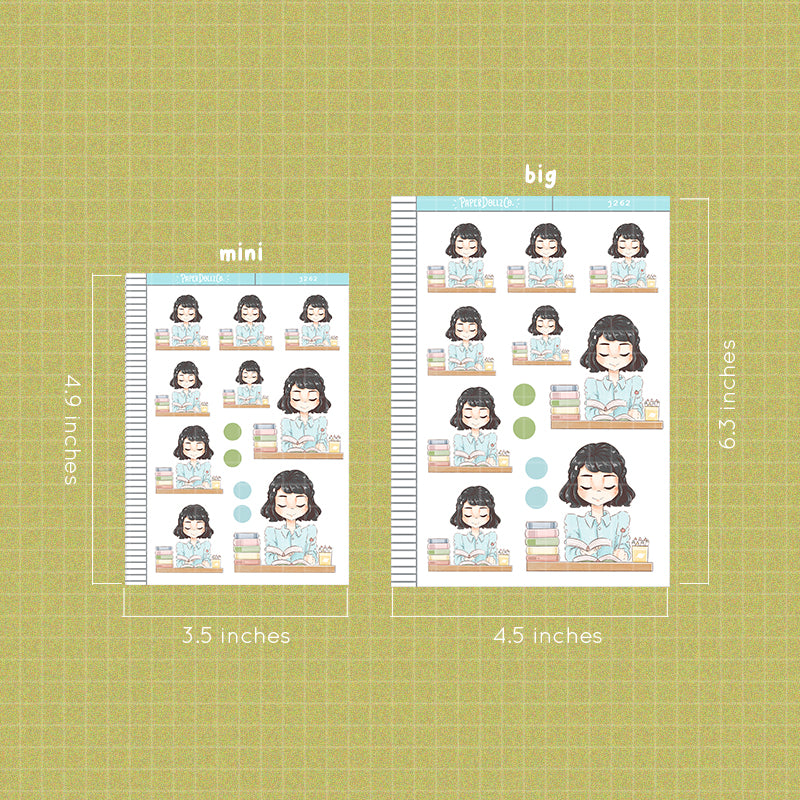 Teacher PaperDollzCo Planner Stickers | J262