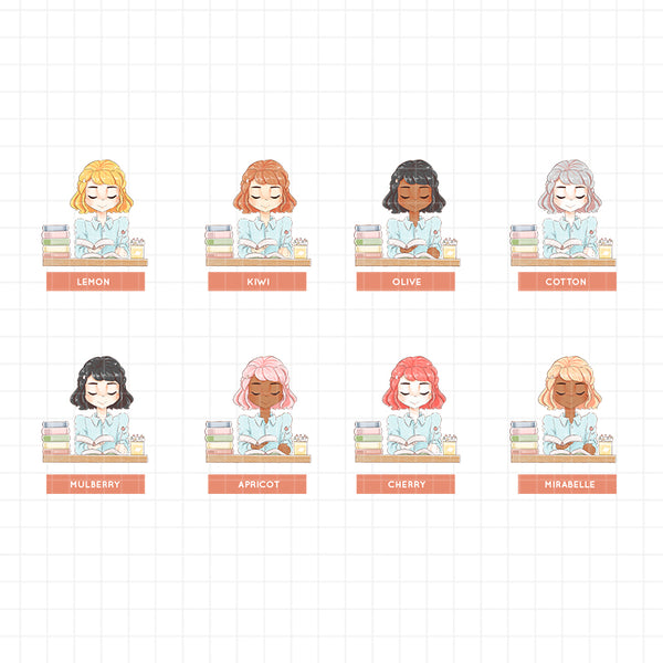 Teacher PaperDollzCo Planner Stickers | J262