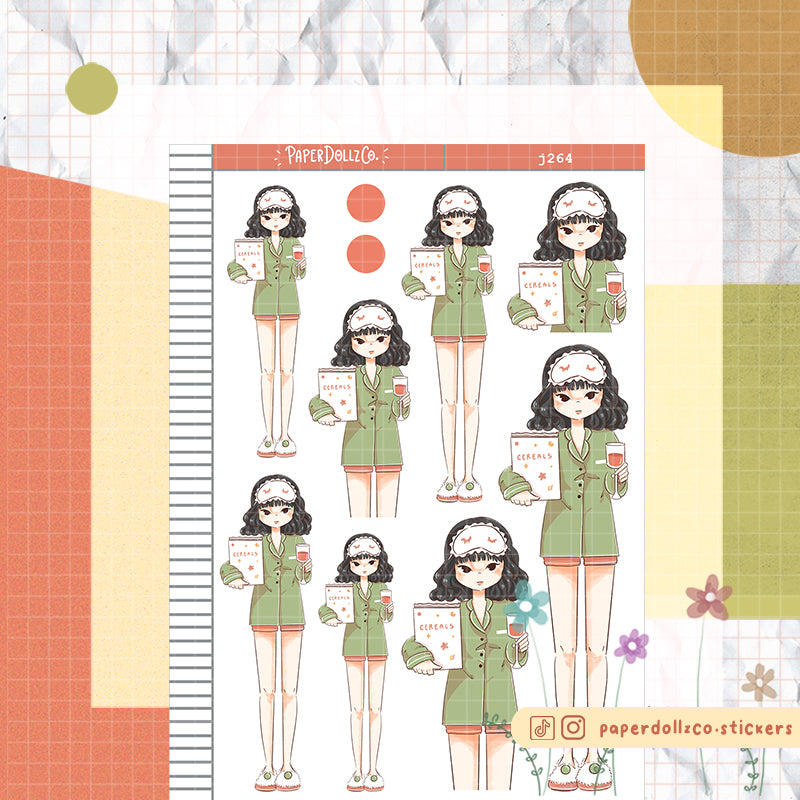 Lucid PaperDollzCo Planner Stickers | J264