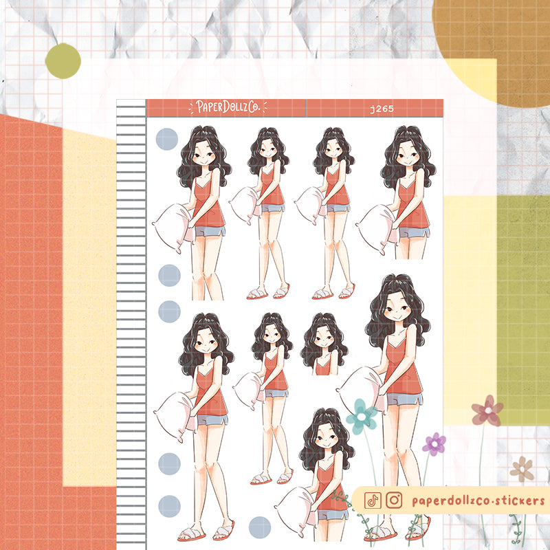 Balmy PaperDollzCo Planner Stickers | J265