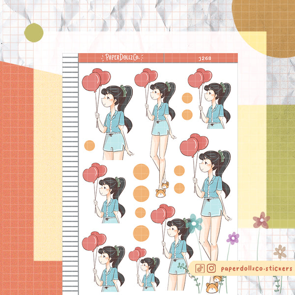 Soft PaperDollzCo Planner Stickers | J268