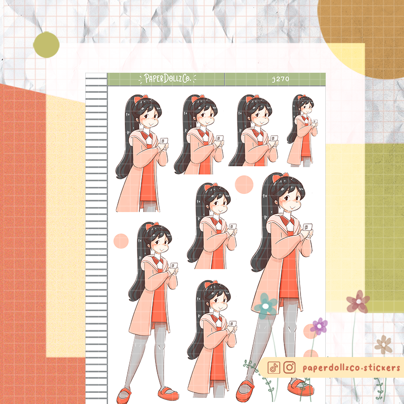 Blossom PaperDollzCo Planner Stickers | J270