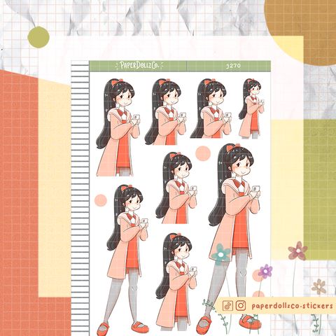 Blossom PaperDollzCo Planner Stickers | J270