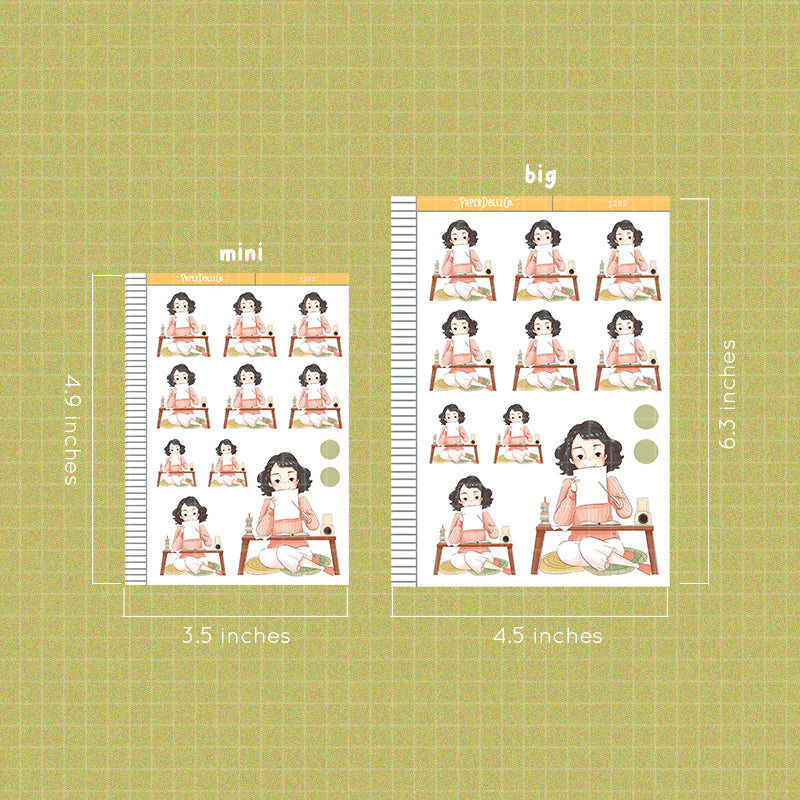 DIY-er PaperDollzCo Planner Stickers | J282