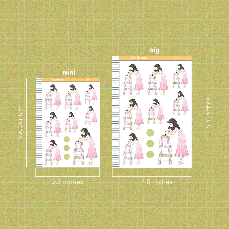 Organizer PaperDollzCo Planner Stickers | J284
