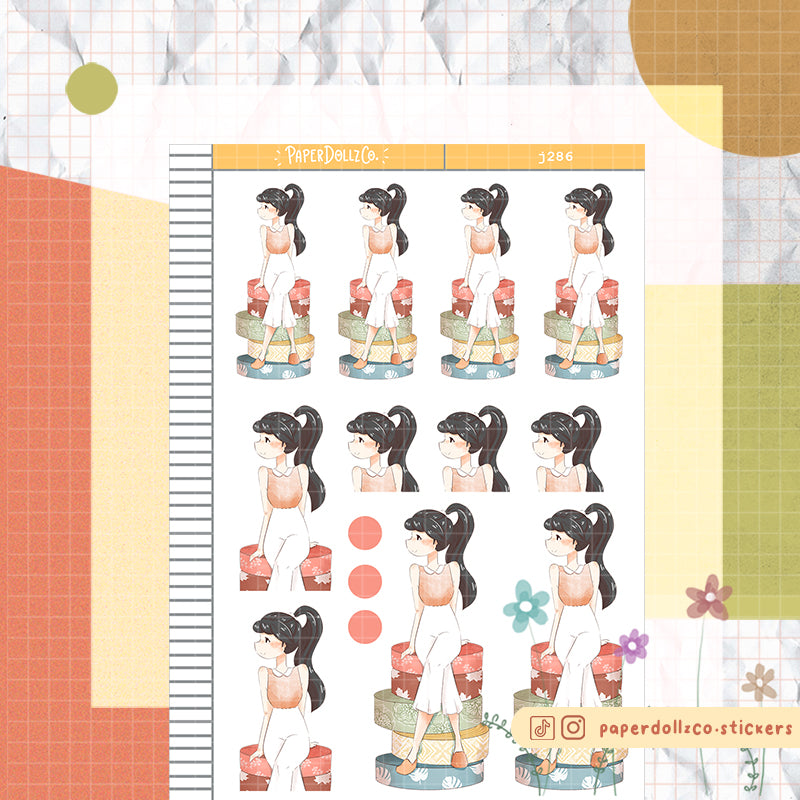 Washi Addict PaperDollzCo Planner Stickers | J286