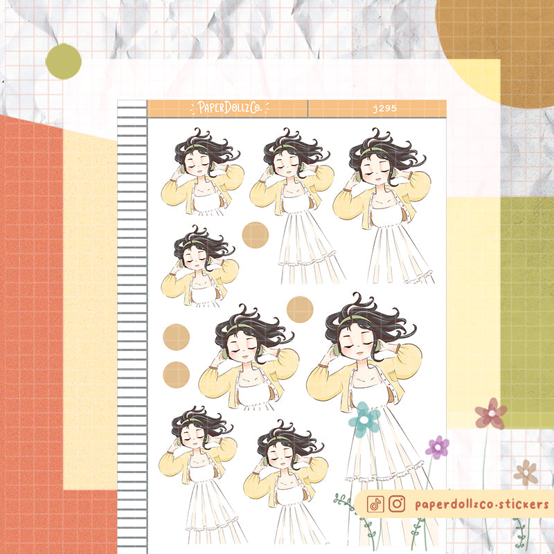 Fern PaperDollzCo Planner Stickers | J295