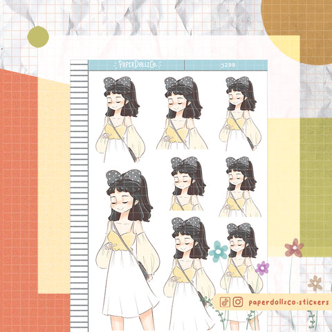 Ferris Wheel My Fair Ladies PaperDollzCo Planner Stickers | J298