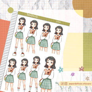 Motivated Student School Is Cool Paperdollzco Planner Stickers | J318