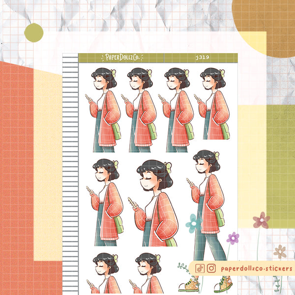 Competent Student School Is Cool Paperdollzco Planner Stickers | J319